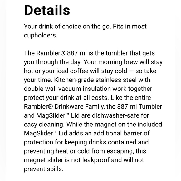 NWT - YETI Rambler Tumbler 30oz 887ml - Limited Edition Color Canopy Green - Picture 7 of 8